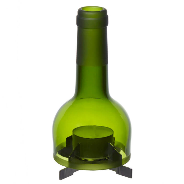 Bottle kandelaar Bordeaux is een duurzaam gemaakte design kandelaar. Het windlicht is van het bovenste deel van een Bordeaux fles.